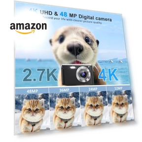 4K Digital Camera with Autofocus — Mirrorless Cameras, Rovemre