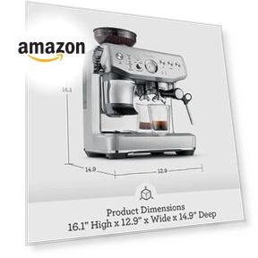 Barista Express Impress Espresso Machine — Coffee & Espresso Combos, Breville