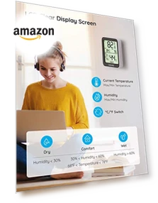 Bluetooth Indoor Room Temperature Monitor Thermometer — Home Climate Control, Govee