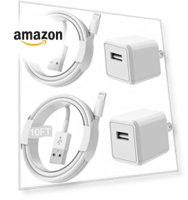 Зарядное устройство для iPhone [MFi Certified] Длинный кабель Lightning 2 шт. 3 метра с USB адаптером — Кабели, Shenzhen Jiaxingyuan Technology Co., Ltd.