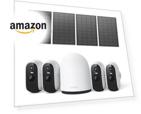 Solar Security Cameras Wireless Outdoor — Smart Home Security, WUUK