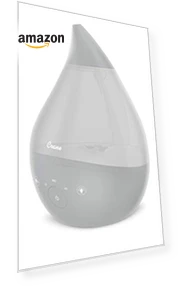 Ultrasonic Cool Mist Humidifier with Sound Machine, Night Light, Aroma Tray — Air Moisturizers, Crane