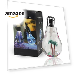 USB Air Humidifier Bulb Lamp — Air Moisturizers, CHUNGHOP