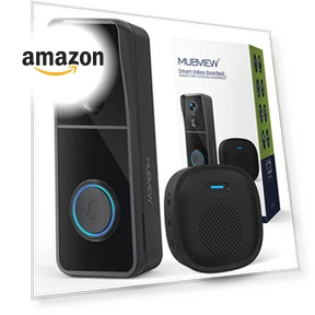 Wireless Video Doorbell Camera with Chime — Smart Home Security, MUBVIEW