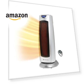 Electric Oscillating Ceramic Tower Space Heater — Portable Heating Solutions, Comfort Zone