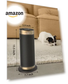 PTC Electric Desk Heater with Thermostat — Portable Heating Solutions, FERXIDI
