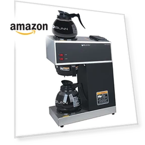 12-Cup Pourover Commercial Coffee Brewer with Upper and Lower Warmers and Two Glass Decanters — Coffee Makers, BUNN