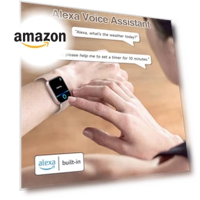 Умные часы с Bluetooth вызовом и Alexa — Умные часы, Konitee