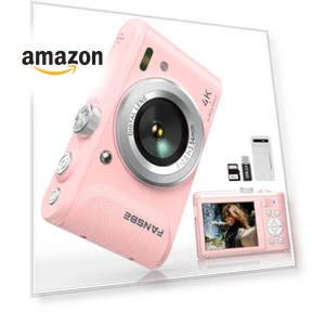 Compact Portable 4K Digital Camera — Compact Digital Cameras, Fansbe Smart
