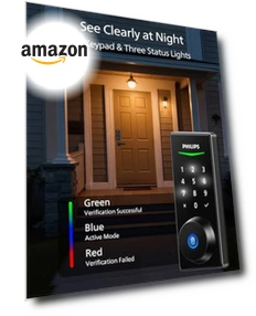Fingerprint Keyless Entry Door Lock — Electromagnetic Security Locks, Philips