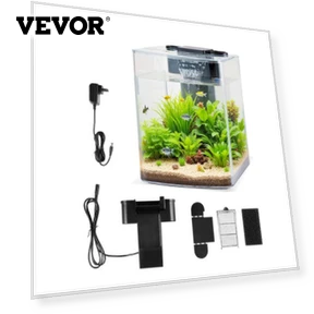 Smart Arch Clear Fish Tank Aquarium — Gravel Cleaners, VEVOR