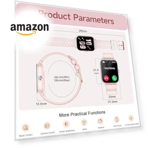 Smart Watch for Women — Smartwatches, LAKEYLOYI