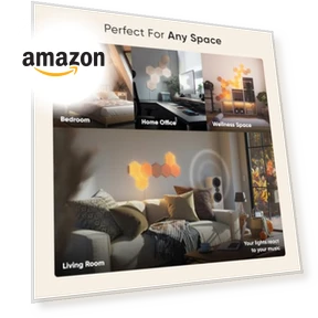 Wood Look Smart Wall Lights — Creative Lighting Solutions, Nanoleaf