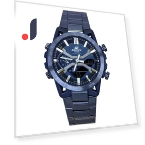 Analog Digital Cool Blue Edition Smartphone Link Watch — Men's Timepieces, Casio