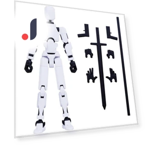 3D Printed Titan Robot Mobile Doll Set — Dolls & Figures, Shredded cabbage