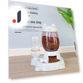Automatic Cat Feeder with Non-Slip Water Bowl — Feeders, AI Supermarket