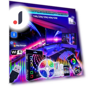 Colorful LED Strip with Sound Activation — LED Strips, TrendVibeCN