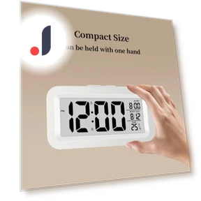 Mini Digital Alarm Clock with Temperature and Date — Alarms & Clocks, Daily necessities-V