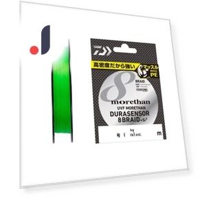PE Line UVF Morethan DuraSensor 8 Braid — Braided, Daiwa