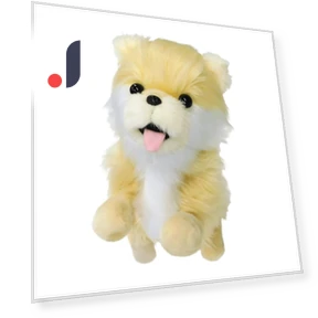 Pomeranian Robot Dog with Talking Feature and Soft Toy — Interactive Animal Companions, Zen Picks - Japan Product select -