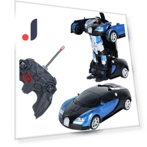 Radio-controlled transformer car, toy robot — Interactive Figures & Robots, MIYAKO