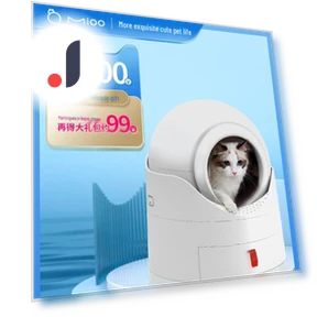 Semi-Automatic Smart Cat Litter Box — Litter Boxes, Pets Land