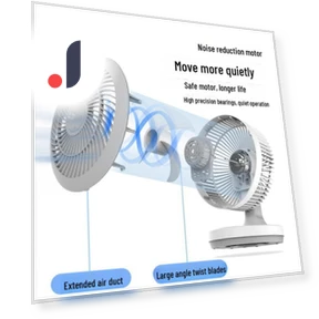 Silent Foldable Fan with Remote Control — Portable Cooling Solutions, ElectroCN