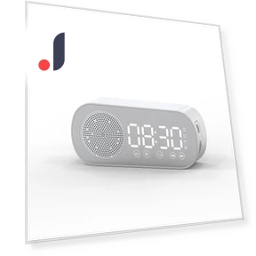 Беспроводной смарт-динамик Bluetooth с зеркалом, будильником и мини-часами — Радиобудильники, DIYelecs