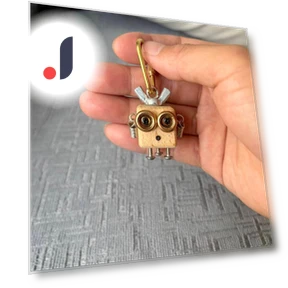 Car Shape Punk Robot Pendant — Keyrings & Keychains, PC3Life