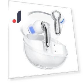 Clear Wireless Bluetooth Earbuds — In-Ear Headphones, SOUNDPEATS
