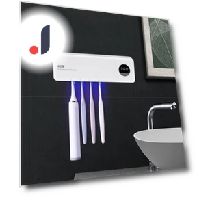Smart UV Toothbrush Sanitizing Box with Air Dryer — Travel Toothbrush Holders, TrendVibeCN
