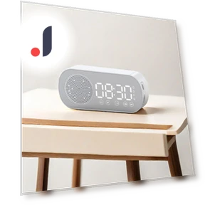 Alarm Clock with Speaker and Touch Button — Alarms & Clocks, HOME-Auto-001