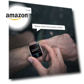 Smart Watch with Alexa Built-in & Bluetooth Call — Smartwatches, SKG