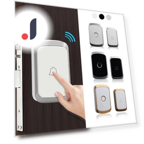 Smart Wireless Doorbell — Push Buttons, kaixindianpu