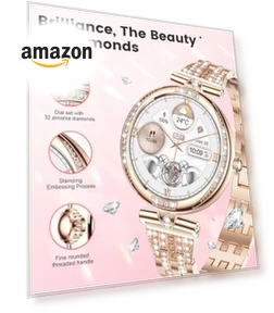 Smart Watch with Diamonds — Smartwatches, LIGE