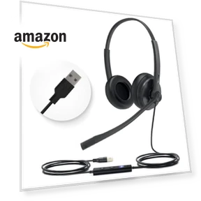 USB Headset with Noise Cancelling Microphone — Headsets, Yealink