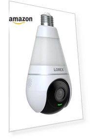 Wi-Fi Smart Lightbulb Camera — Smart Home Security, Lorex