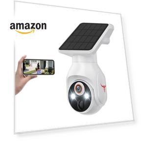 WiFi Security Camera with Solar Panel — Smart Home Security, SizzChat