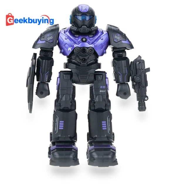 Remote Control Robocop Firing Bullet Programming Robot with Sound Light — Interactive Figures & Robots, JJRC