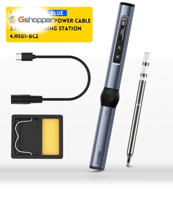 Digital PD65W Soldering Iron with Temperature Control — 3D Printing Tools by FNIRSI