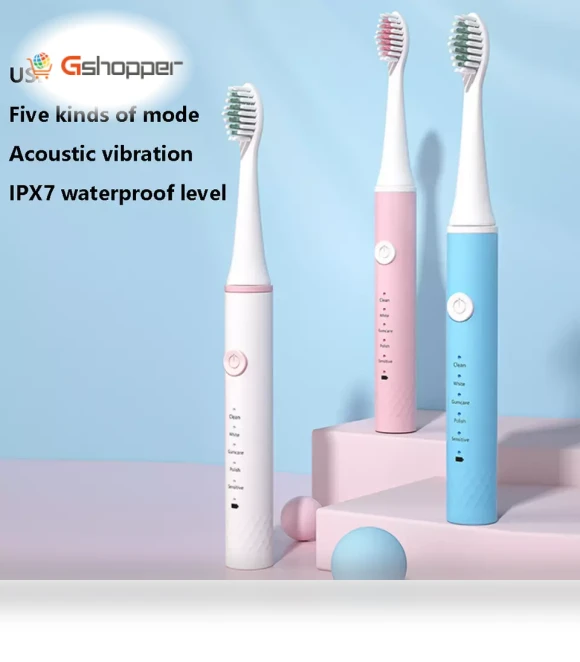 Smart Waterproof Electric Toothbrush for Adult Travelers — Dental Hygiene Essentials