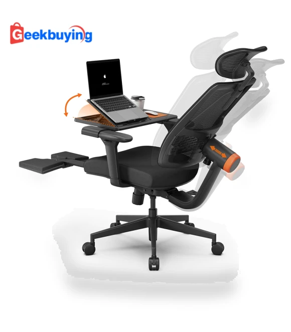 Ergonomic Chair with Footrest and Detachable Workstation — Desk Chairs, NEWTRAL