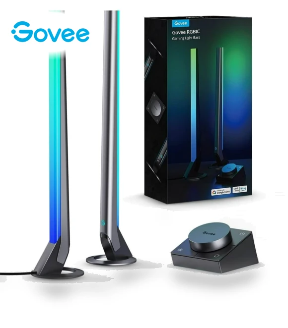 RGBIC Wi-Fi Gaming Light Bars with Smart Controller — Gaming Light Guns, Govee