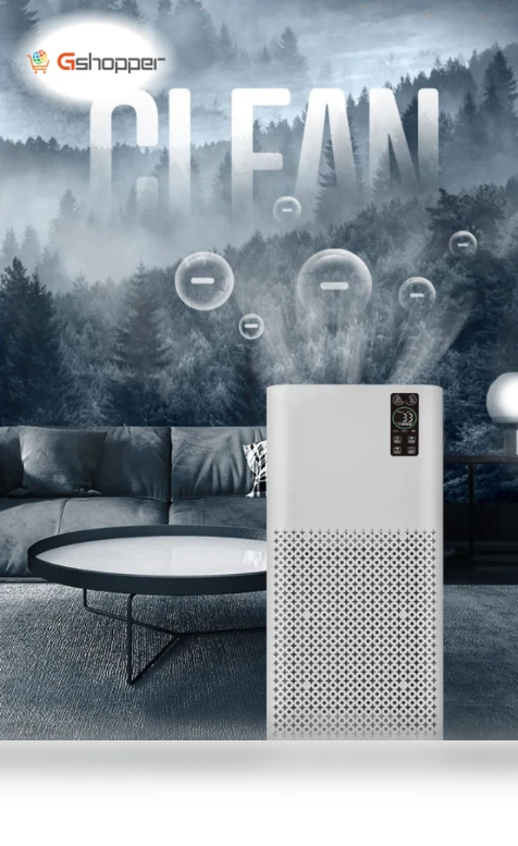 Intelligent Air Purifier with Negative Ion Technology — Air Ionizers