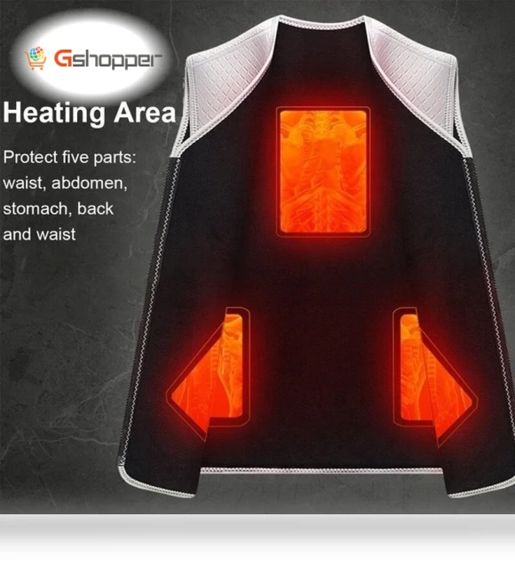 Smart Heating Vest with USB — Wearable Accessories