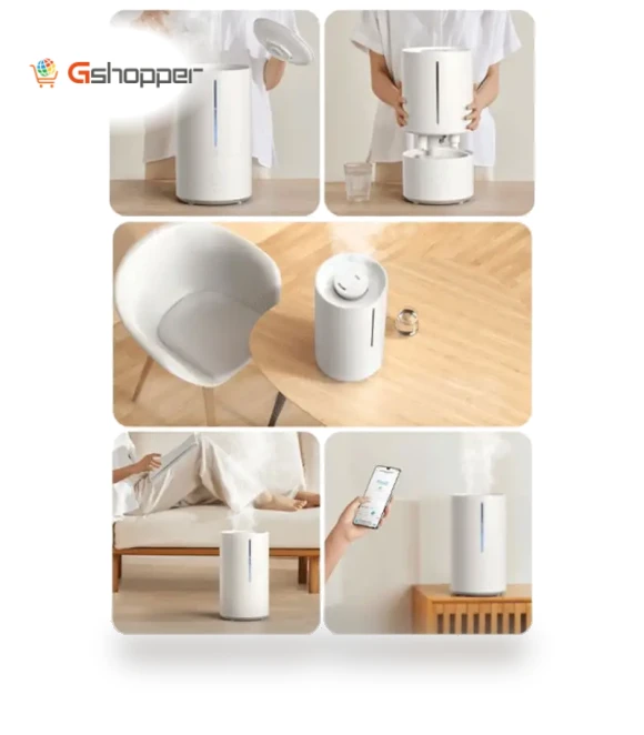 Smart Humidifier with Antibacterial Air Purifier — Air Moisturizers, Xiaomi