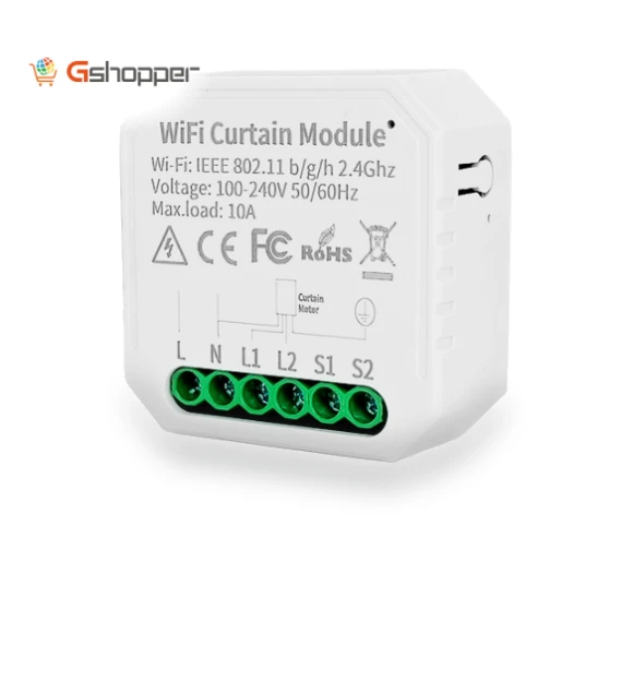 Smart Curtain Controller WiFi Two Way Mini Modification — Smart Home Hubs & Controllers, Tuya