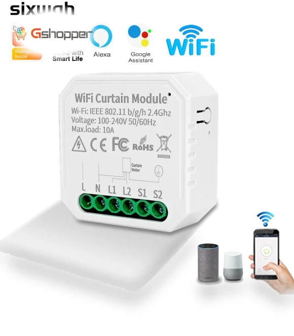 Smart Curtain Controller WiFi Two Way Mini Modification — Smart Home Hubs & Controllers, Tuya