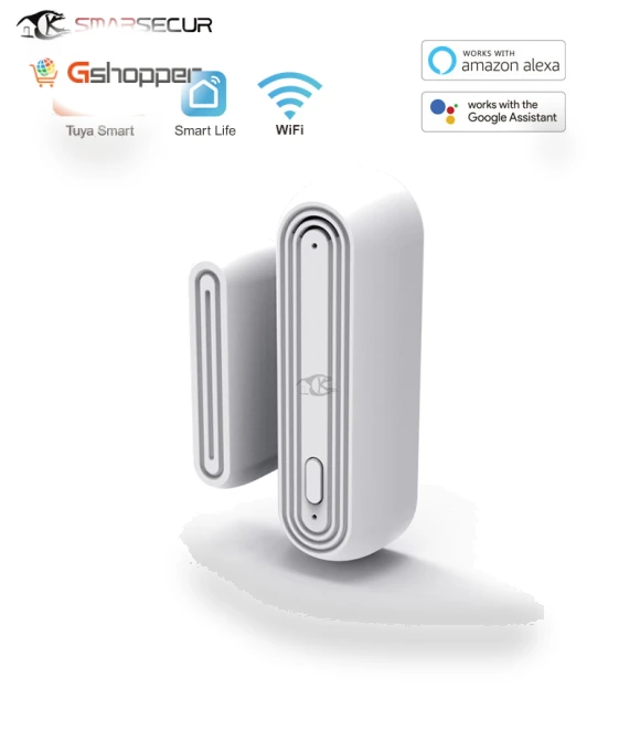 Graffiti Smart WiFi Door Magnet Wireless Door and Window Sensor — Smart Home & Security Sensors, Tuya