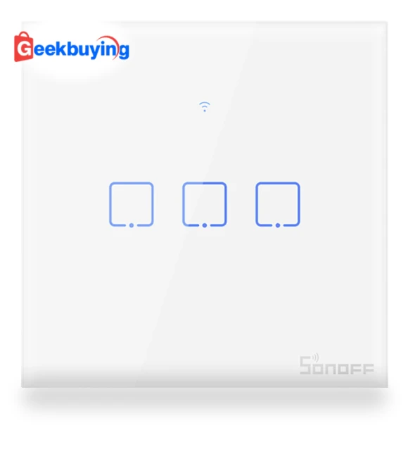 Intelligent WIFI Wall Switch with RF Remote Control — Ceiling Fan Wall Controls, Sonoff